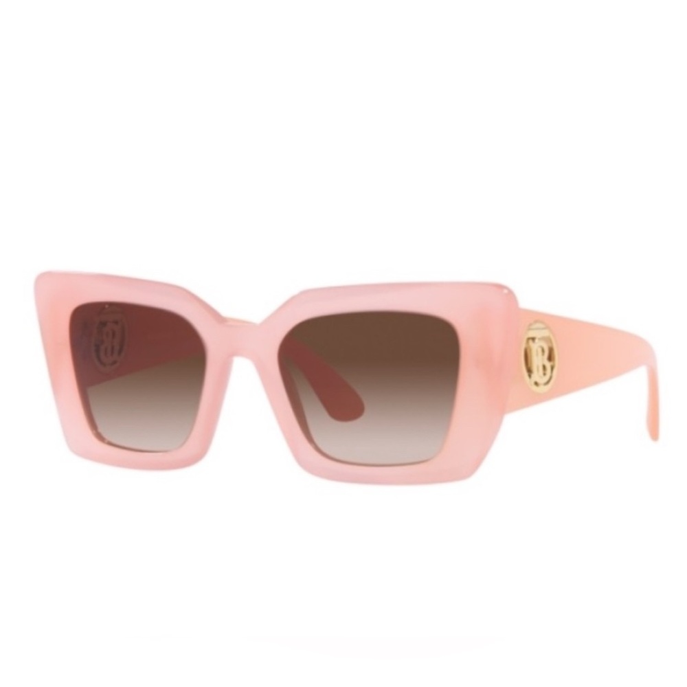 Burberry - translucent pink/nude square frame sunglasses 51-20-140- NWT - Picture 15 of 15